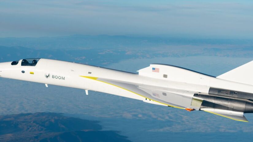 O Boom XB-1 abre caminho para o Overture, projetado para voar a mais de 2.000 km/h/ Divulgação
