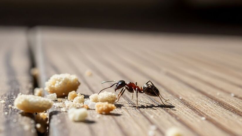 Filas de formigas seriam, segundo ela, indício de inveja vinda de parentes próximos