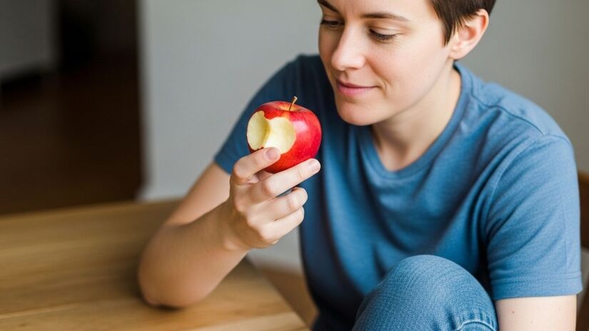A fruta possui baixo índice glicêmico e contém ácido clorogênico, que estabiliza os níveis de açúcar no sangue e reduz desejos por doces