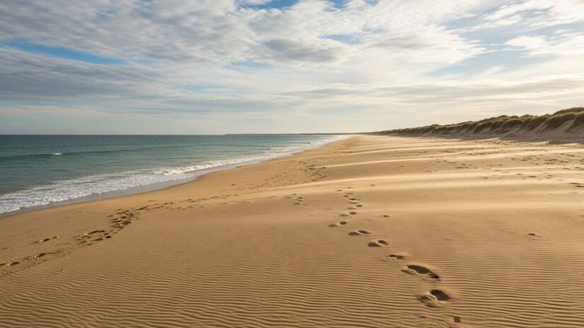 Há dois restaurantes locais e o complexo de piscinas Aguas del Pinar, alternativa ao mar