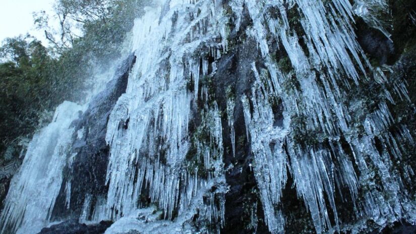 Conhecida como a cidade mais fria do Brasil, Urupema encanta turistas com um espetáculo natural único/ Prefeitura de Urupema