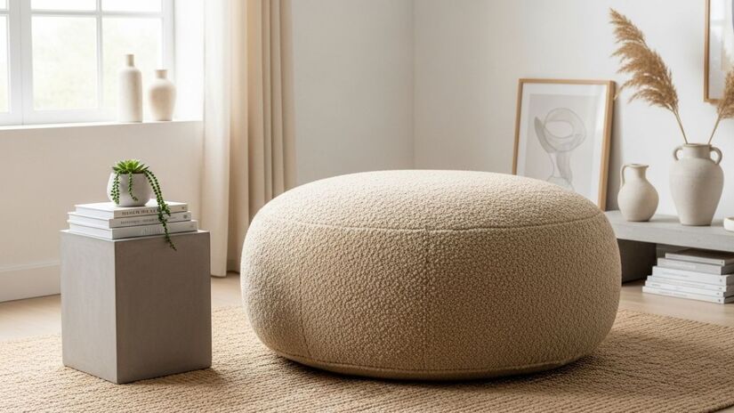 Seu tamanho compacto permite encaixá-lo em cantos, ao lado de sofás ou sob móveis, otimizando espaços