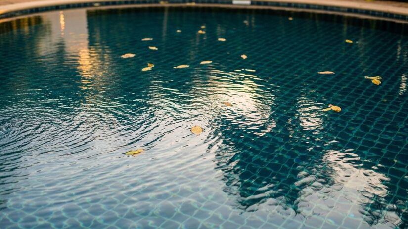 A temperatura da água é mantida em 26°C, enquanto o oceano próximo apresenta apenas 16°C