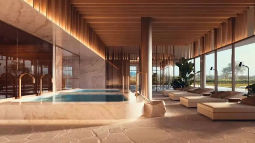 Com investimento de R$ 250 milhões, o Ecossistema Neymar Jr. inclui torres residenciais, lotes exclusivos e um amplo complexo esportivo. /Divulgação