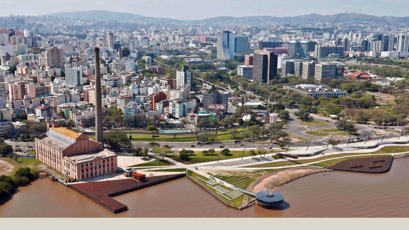 6º Porto Alegre (RS): Porto Alegre aparece no ranking por causa do custo de moradia e serviços, além de ser um dos centros urbanos mais desenvolvidos do Sul/ Luciano Lanes/PMPA/Wikimedia Commons