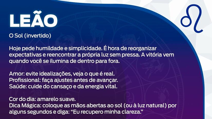 Previsão para Leão/ Arte/DL
