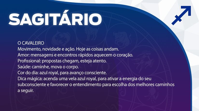 Previsão para Sagitário / Arte/DL 