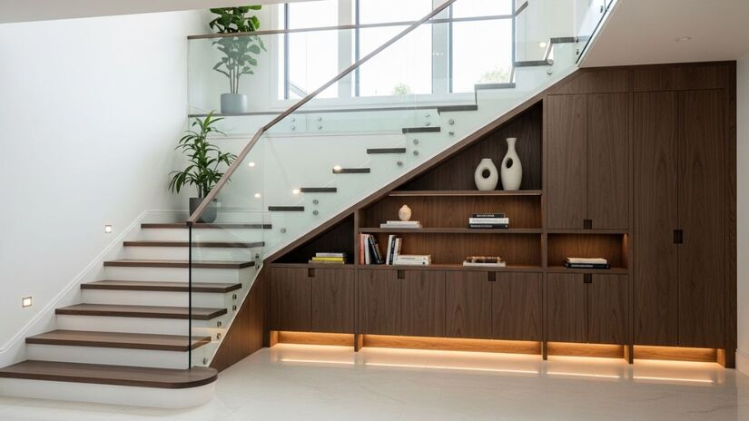 Algumas pessoas ainda colocam estantes com objetos, apenas com o intuito de deixar o ambiente aconchegante (Imagem Gerada por IA e meramente ilustrativa/Image FX)