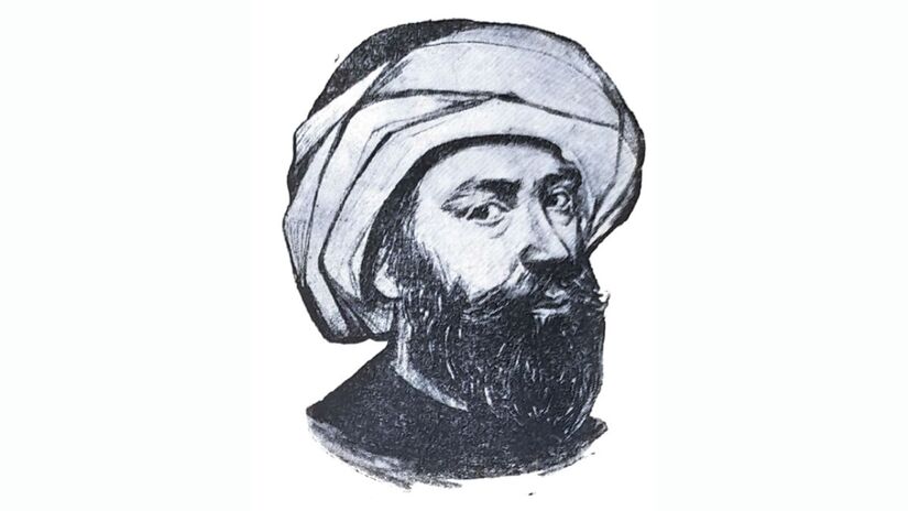 Representação de Al-Mansur, o califa que fundou Bagdá em 762 d.C., planejando-a como o coração político e intelectual do mundo islâmico/ Domínio público