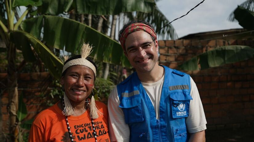 Ele defende que a conversa sobre mudanças climáticas deve incluir as pessoas que já foram deslocadas e garantir que os países anfitriões (como o Brasil) as integrem em suas políticas/Reprodução/Instagram