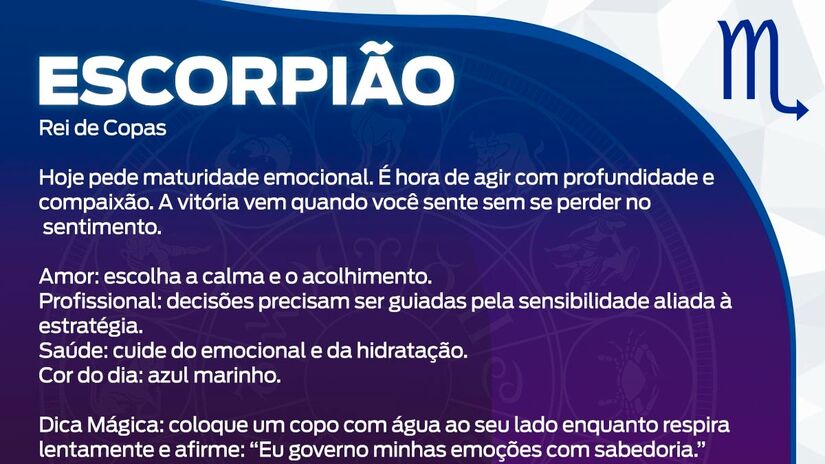 Previsão para Escorpião / Arte/DL
