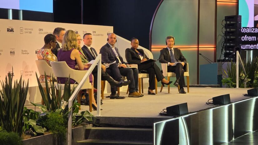 Cubatão no cenário internacional: prefeito César Nascimento participa do Fórum Global de Líderes Locais, no Rio de Janeiro, reforçando o compromisso da cidade com o futuro do clima (Divulgação/PMC)