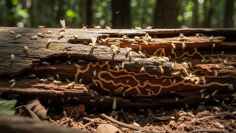 Para evitar que os cupins se proliferem, é necessário sempre vedar bem os rodapés e observar se eles estão desgastados (Imagem Gerada por IA e meramente ilustrativa/Image FX)