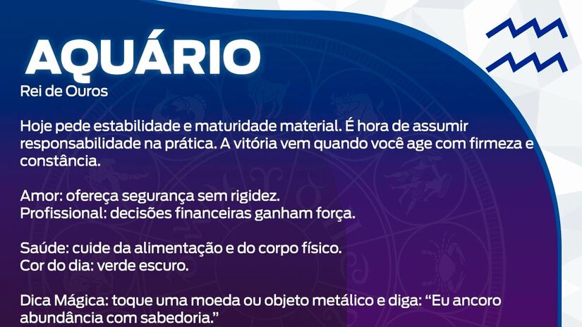 Previsão para Aquário / Arte/DL
