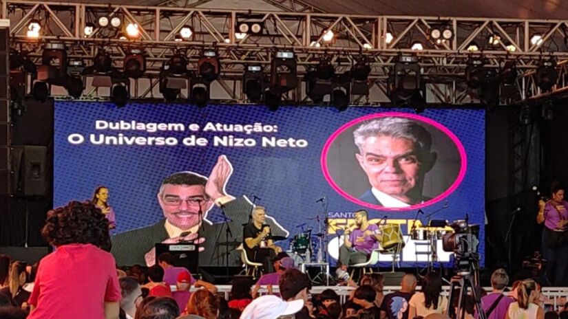 O evento também contou com participação do dublador e ator Nizo Neto (Gabriel Fernandes/DL)