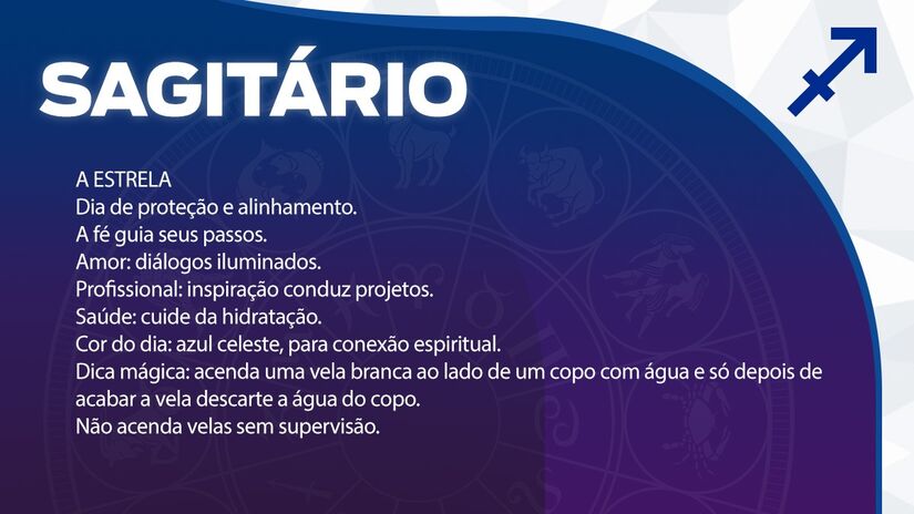 Previsão para Sagitário / Arte/DL 