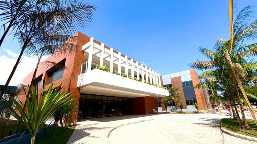 Fachada do hotel Vila COP/Divulgação/Governo do Estado do Pará