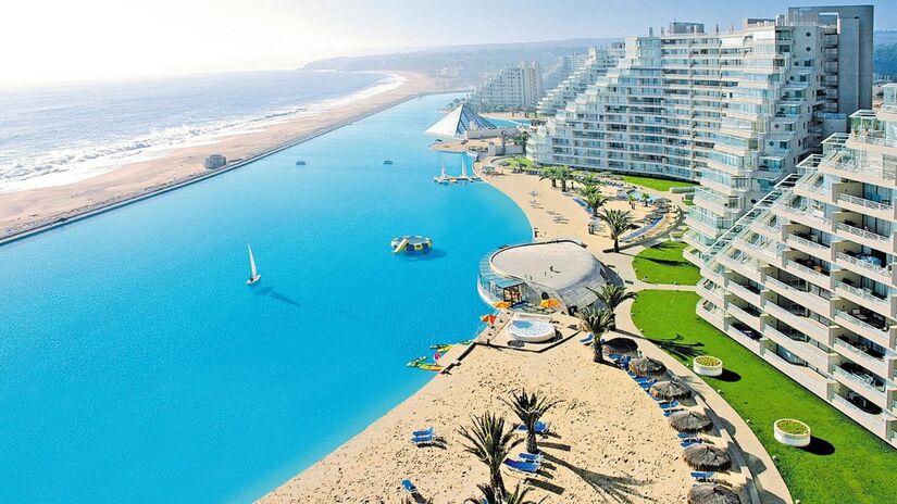 Projeto de lagoa artificial da Crystal Lagoons transforma áreas urbanas em polos turísticos e de lazer / Divulgação/Crystal Lagoons