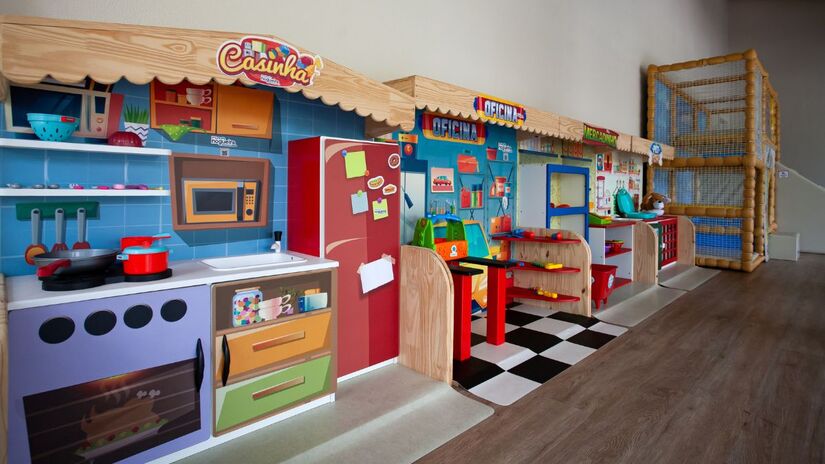 Área infantil com 5.800 m&#xB2;: diversão garantida para as crianças (Divulgação)