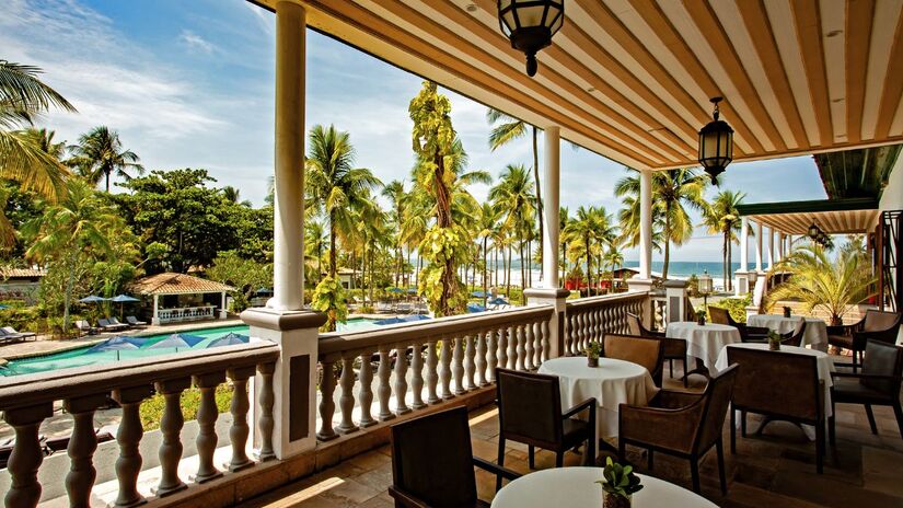 Espaço Atlântico, especializado em frutos do mar, é um dos mais procurados pelos hóspedes (Divulgação)