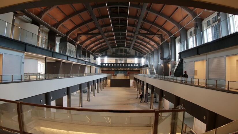 Beleza e conforto: iluminação cênica, climatização e design inovador transformam o mercado em um dos novos cartões-postais de Santos (Divulgação/PMS)