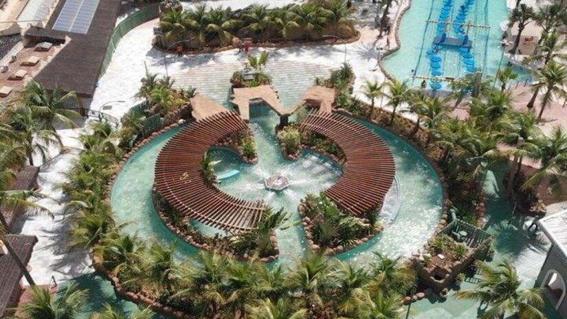 Segundo o TEA Global Experience Index 2024, o parque brasileiro segue na quarta colocação, com 1,85 milhão de visitantes (Thermas dos Laranjais/Divulgação)