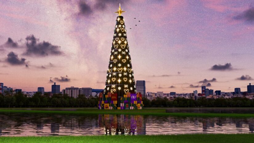 O evento transforma o Parque Barigui em um Parque Mágico com cenários interativos e luzes/Divulgação/PMC