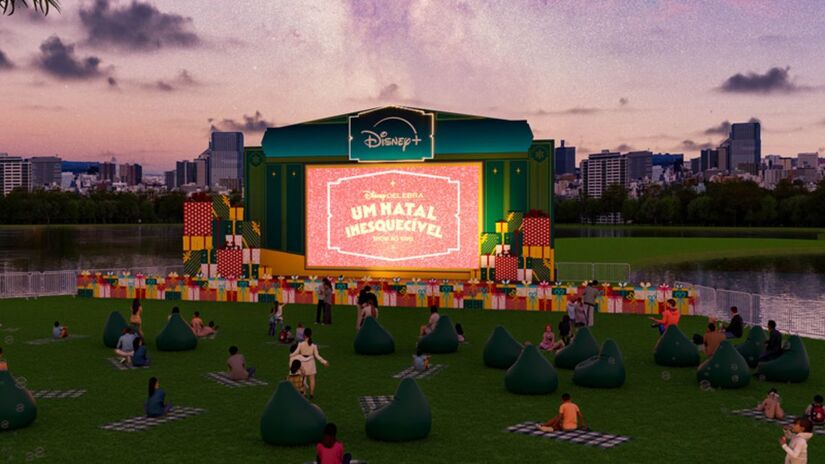 O Parque Mágico da Disney estará aberto ao público de 5 a 14 de dezembro, oferecendo uma experiência única no Natal da capital/Divulgação/PMC