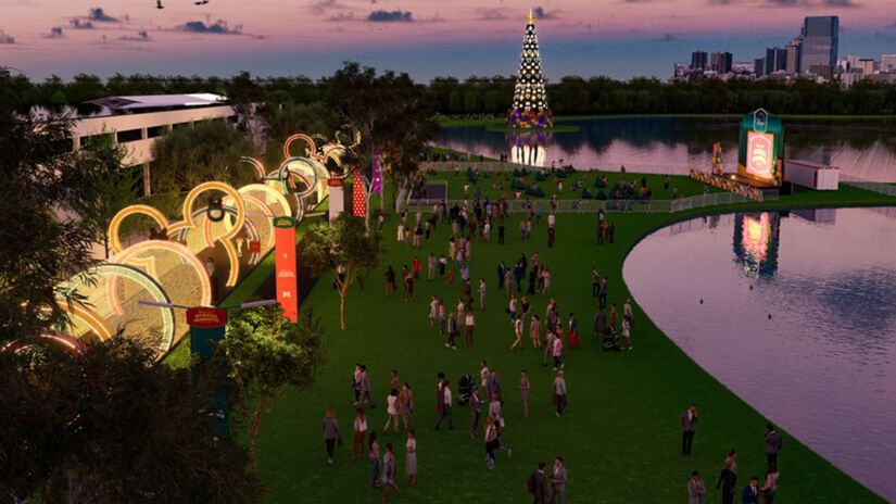 A celebração natalina de Curitiba terá mais de 150 atrações, incluindo as três experiências do projeto Disney, e deve atrair 2,4 milhões de espectadores para a cidade/Divulgação/PMC