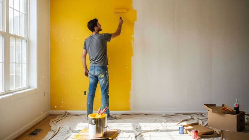 Saber qual a melhor tinta e como impermeabilizar paredes externas contra a maresia e umidade não é apenas uma questão de estética, mas de proteção do seu patrimônio (Image FX/Imagem feita por IA)