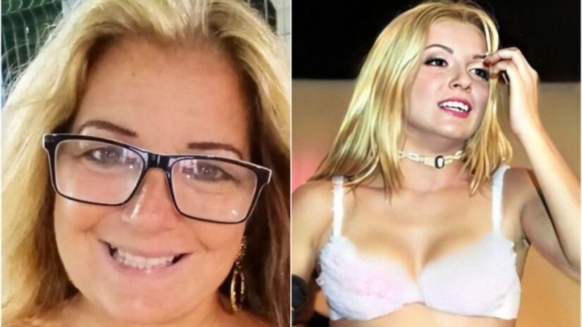 Regininha Poltergeist é formada em balé clássico pelo Theatro Municipal do Rio de Janeiro. Além da dança, marcou época como modelo e atriz, com passagens pelo cinema e programas como o 'Zorra Total' e 'Domingão do Faustão'/Reprodução