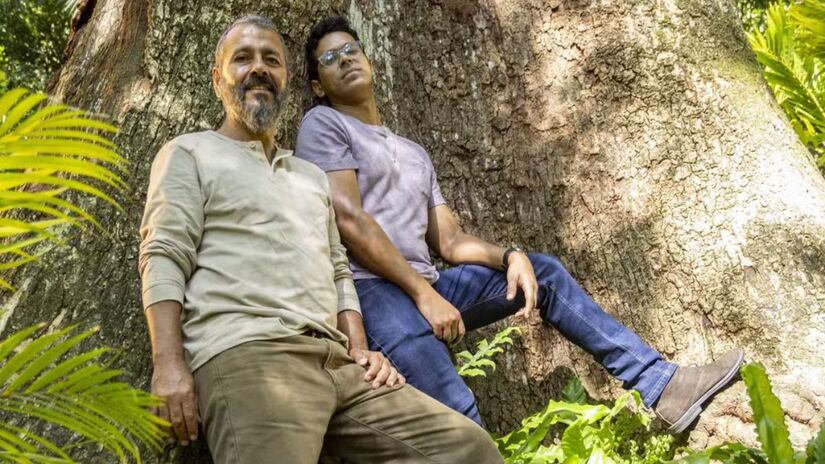 Na trama, a árvore representa proteção, ancestralidade e o pacto espiritual que dá força ao protagonista/Reprodução/Globo