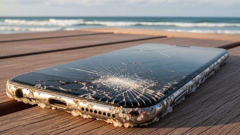 Essa névoa salgada, que dá o cheiro característico ao litoral, é implacável com nossos aparelhos (Image Fx/Imagem Gerada por IA)