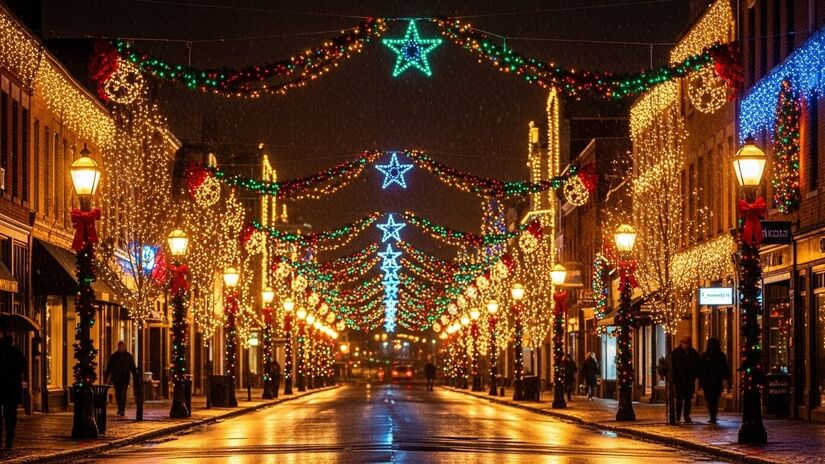 O tradicional acender das luzes marca o início das festividades, que este ano têm como tema 'Um Sonho de Natal' / ImageFX