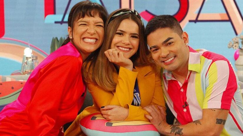 Yudi era apresentador infantil junto com Priscilla Alcântara e Maísa Silva/Reprodução/SBT