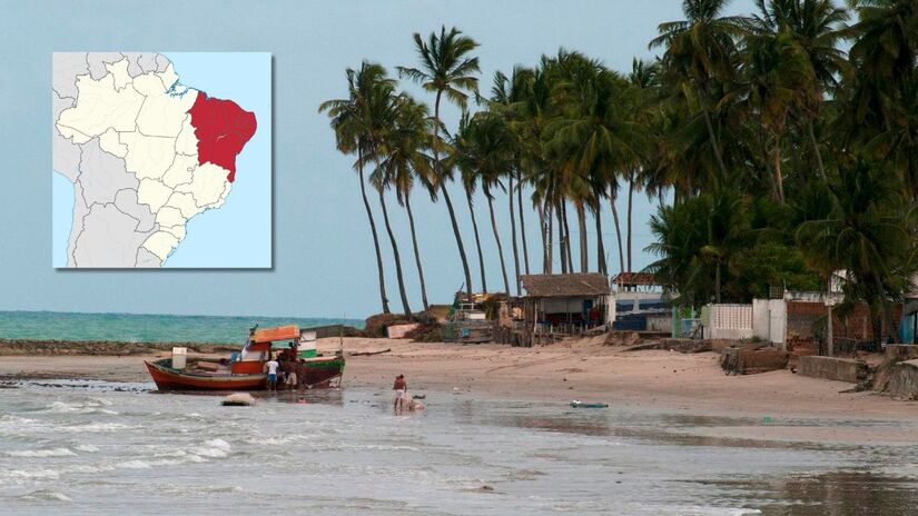 Região Nordeste: O Nordeste segue como um dos principais polos de viagem no fim de ano, impulsionando o aumento de embarques nos terminais/ deltafrut/TUBS/Wikimedia Commons