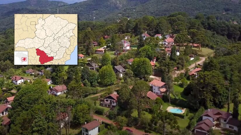 Sul de Minas Gerais: Cidades do Sul de Minas atraem quem busca descanso e visitas a familiares fora dos grandes centros/ Viaje por Conta/Raphael Lorenzeto de Abreu/Wikimedia Commons