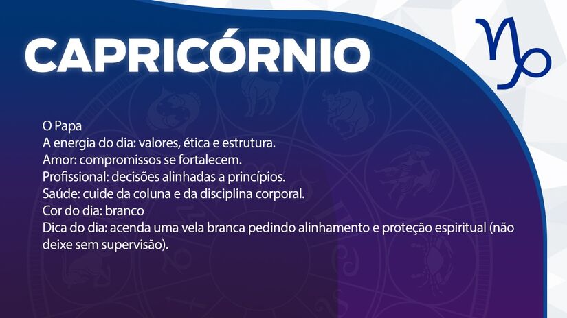 Previsão para Capricórnio / Arte/DL 