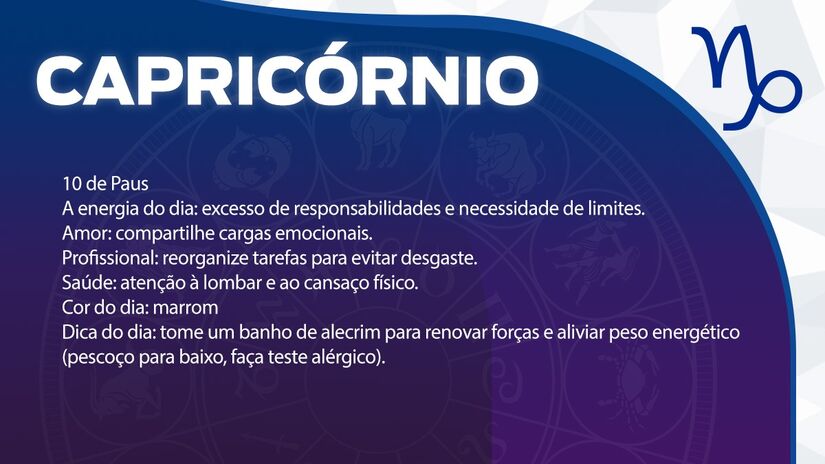 Previsão para Capricórnio / Arte/DL