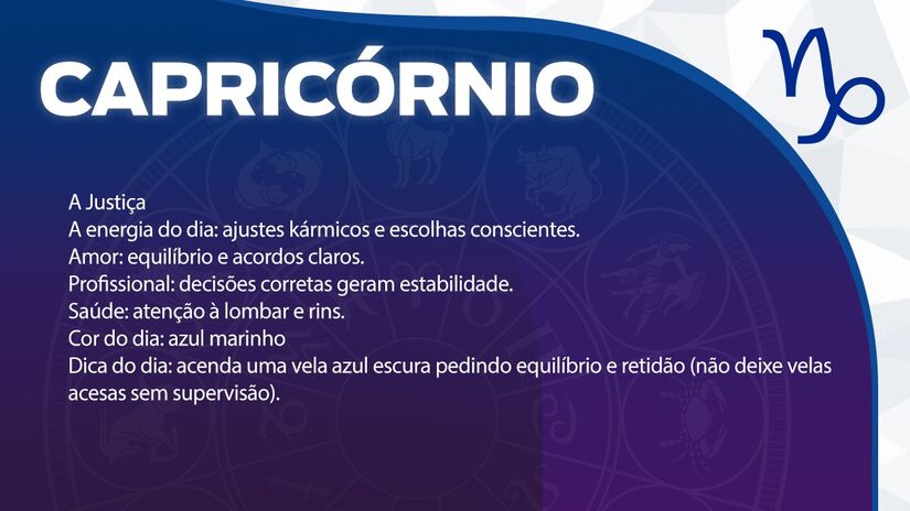 Previsão para Capricórnio / Arte/DL 
