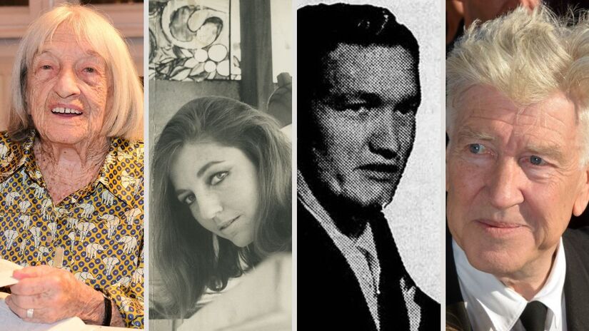 Janeiro foi marcado por despedidas importantes no esporte, na literatura, no cinema e no jornalismo, com as mortes da ginasta olímpica Agnes Keleti, da escritora Marina Colasanti, do jornalista Léo Batista e do cineasta David Lynch/ Róth Tamás/Domínio Público/Georges Biard/Wikimedia Commons