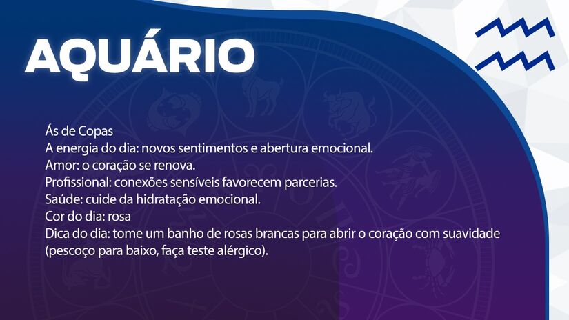 Previsão para Aquário / Arte/DL 