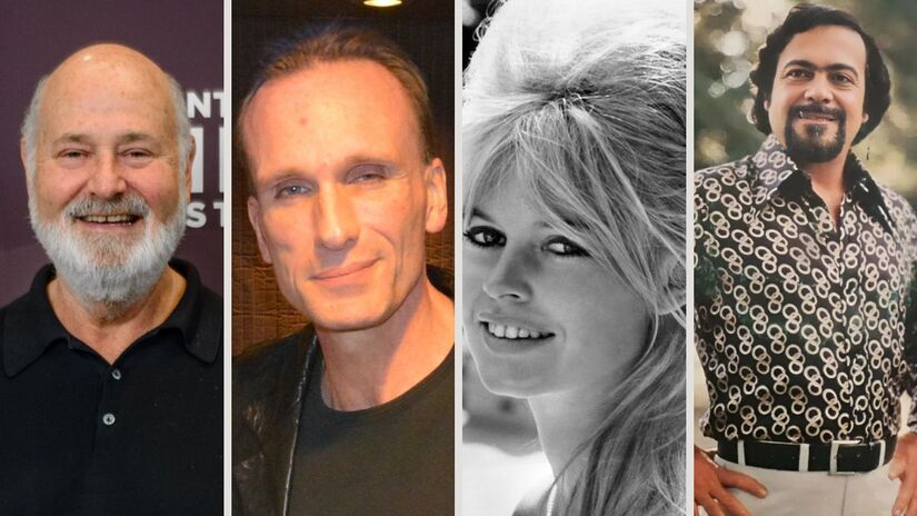 O ano se encerrou com despedidas simbólicas no cinema e na música popular, com as mortes do diretor Rob Reiner, do ator Peter Greene, da atriz Brigitte Bardot e do cantor Lindomar Castilho/ Montclair Film/Rob DiCaterino/MGM/Wikimedia Commons/Reprodução Facebook/Fotografias Histtóricas