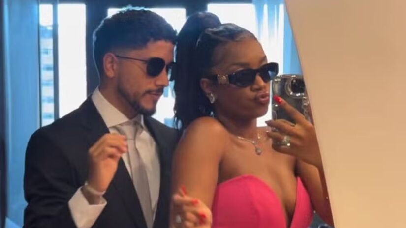 Iza e Yuri Lima confirmaram o fim definitivo da relação em outubro de 2025/ Reprodução X/@siteptbr