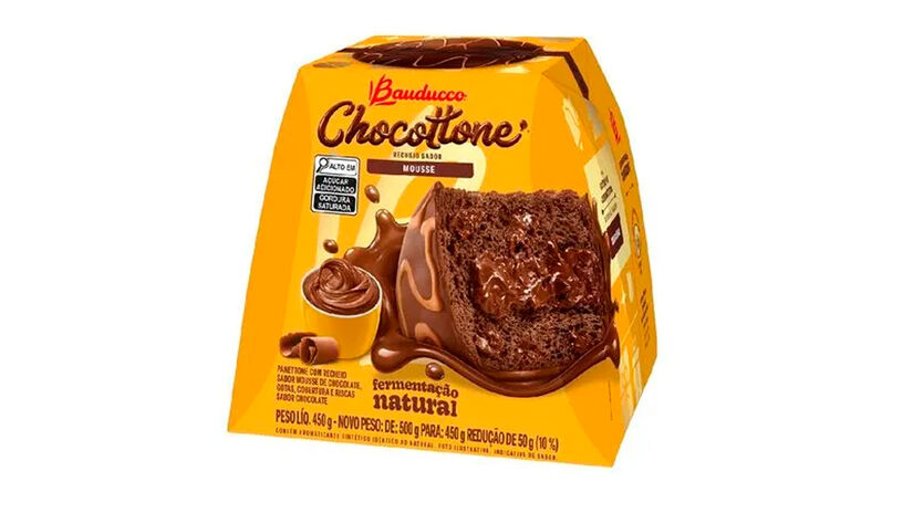 Chocottone Mousse Bauducco  R$ 34,49 - Divulgação