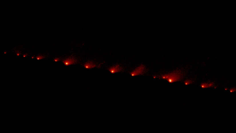 Em 1994, o mundo assistiu o cometa Shoemaker-Levy 9 se fragmentar e bombardear Júpiter / Wikimedia Commons