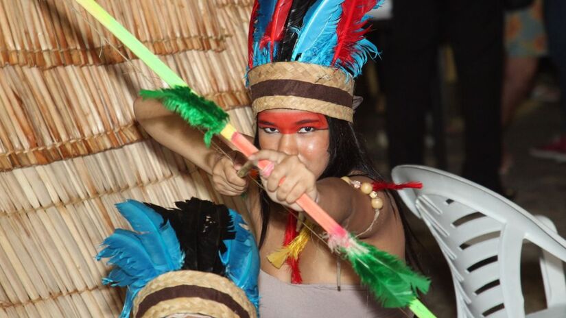 Encenação da Vila de São Vicente mostra como a Primeira Cidade do Brasil foi fundada (PMSV/Divulgação)