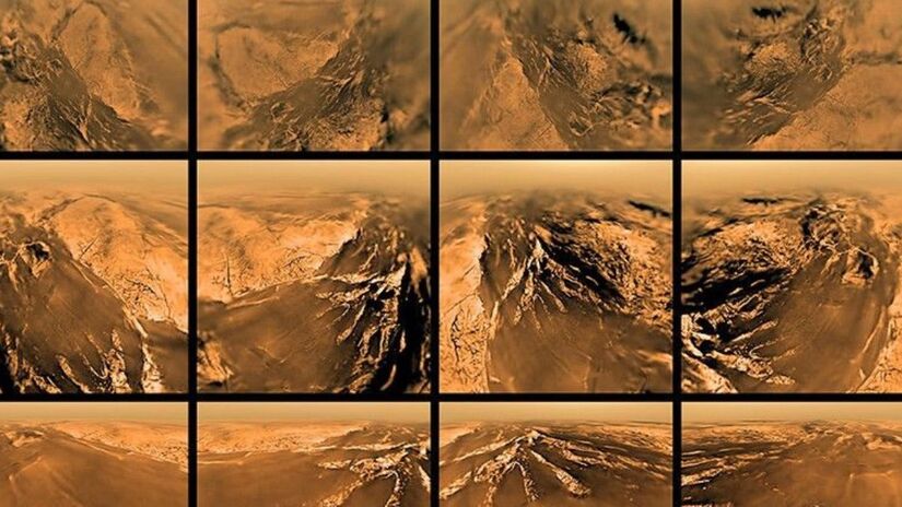 Titã é o único corpo do Sistema Solar, além da Terra, com rios e mares estáveis na superfície  feitos de metano/NASA