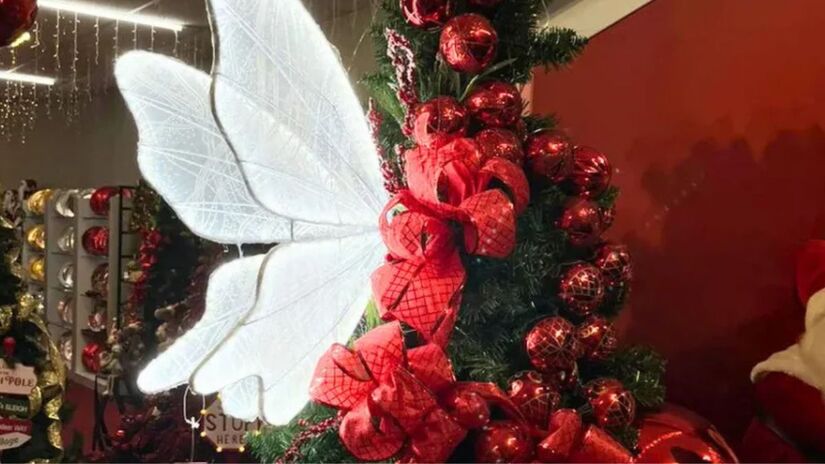 Borboletas em LED se tornam destaque da decoração natalina e conquistam consumidores em 2025/ Divulgação