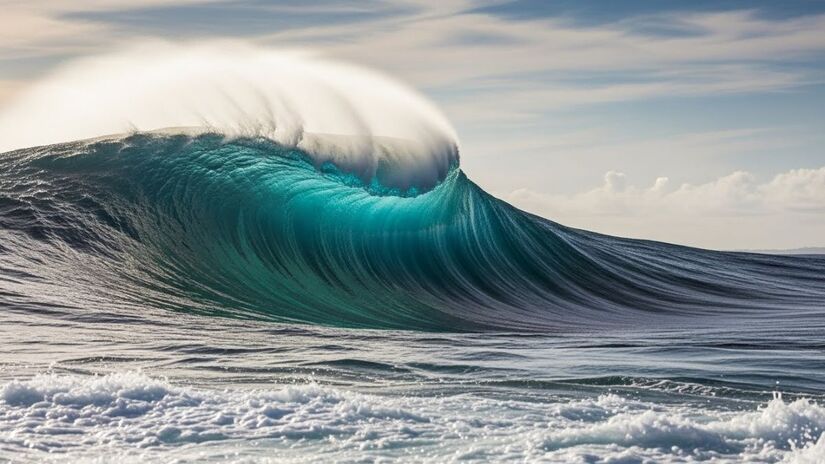 Descoberta científica publicada na revista Science sobre um evento sísmico ocorrido em 2023 / Imagem gerada por IA/ImageFX